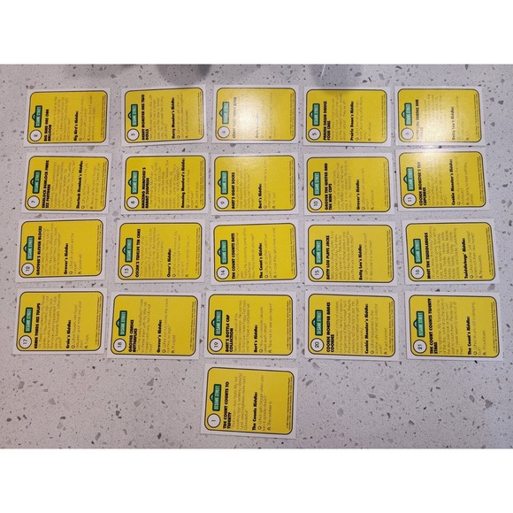 Sesame Street Vintage 1992 Trading Cards 1-21 The Count Counts Oscar Burt Ernie - Picture 5 of 11